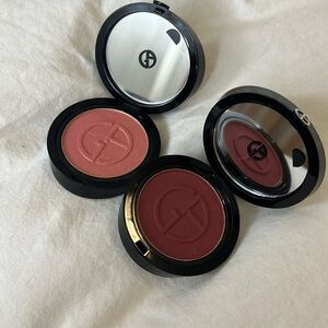 Armani blushes